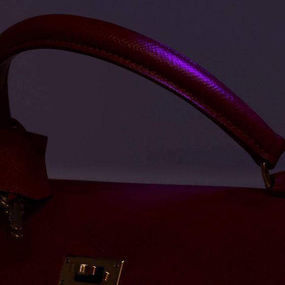 Hermes Kelly Handbag Rouge Vif #78050H84B - Picture 11 of 14